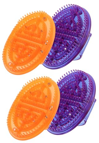 PERSELOSO Meridian Massage Brush Set 4pcs with Professional-Grade Massage and Accurate Acupoint Stimulation PVC Material for Full Body Relaxation for Beauty Salon and Spa Use