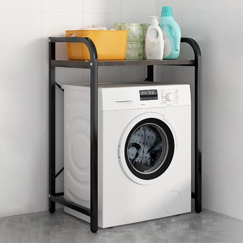 Drum Washing Machine Storage Rack,Washer Dryer Stand Stacking Kit With Countertop,Bathroom Space Saving Organizer Rack,dryer Stand Stacking,for Laundry Room Apartments Tumble Dryer