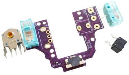 ULIJTH Carte de circuit imprimé de jeu - Anti-poussière - Pour micro-commutateurs super légers - Personnalisation - Jeu remplaçable à chaud