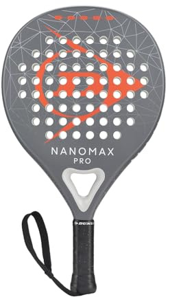 Dunlop Unisex Nanomax Pro Racchetta da paddle Grey/Orange/White One Size