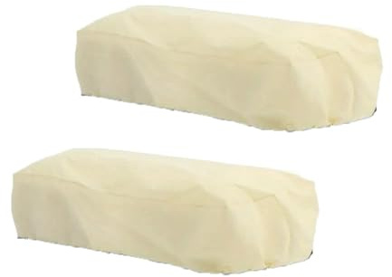 Gettimore Funda protectora contra heladas para plantas, tela no tejida para protección contra el frío y el sol, 4 tamaños, beige, 150 x 40 x 45 cm, color blanco