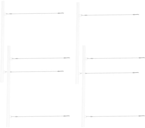 BELLIFFY Set 4 Pezzi Supporti per Strisce di Poster 0,4 M Barra Porta Poster in Metallo per Appendere Quadri e Decorazione Murale per Casa, Ufficio e Spazi Pubblici