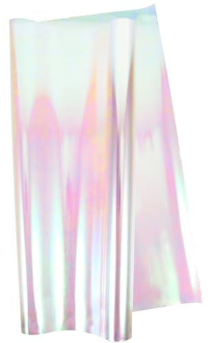 TIKODIDA Rulle Regnbågsfärgat Cellofanpapper Premium Bukett Omslagspapper DIY Blomsterinslagning Presentpapper för Flickor Festlig Dekoration