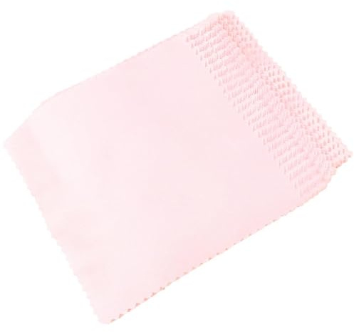 KJHBV Paño para limpiar gafas y pantallas 50 piezas de microfibra superfina rosa 10x10 cm cómodo y versátil para joyas y uso diario