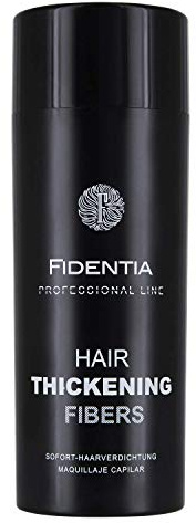 Fidentia Premium Schütthaar zur Haarverdichtung & Ansatzkaschierung | Haarpuder Streuhaar 100% natürlich & vegan aus Baumwolle - 28g, Mittelbraun