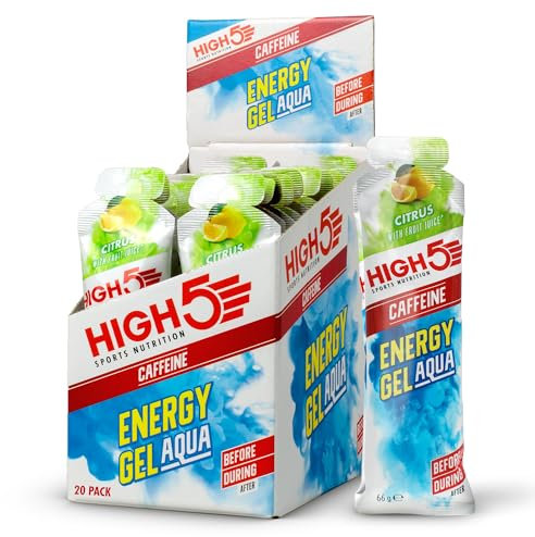 HIGH5 Energy Gel Aqua Caffeine 20x66g Citrus