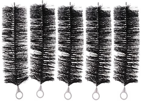 Fenteer 5 Stücke Filterbürsten Teich Bürsten, Brush Filterbürste für Teiche,Teichfilter Gartenteichfilter Bürsten, 30cm