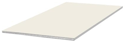 1mm Chapa de Aluminio Uno. RAL9010 Blanco 700x650
