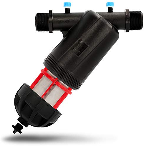 Instalguru Bradas® Bewässerung Filter MESH 120 AG 1 1/4 | Sprinklersystem Siebfilter Scheibenfilter Wasserfilter Garten Bewässerungsfilter Versorgungsleitung Bewässerungssystem Wasser Sieb