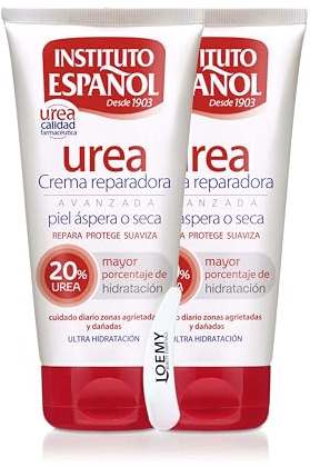 Instituto Español Urea Handcreme Hydrating Feuchtigkeitscreme für trockene, rissige Haut,Tägliche feuchtigkeitsspendende, Körpercreme mit hohem Ureaanteil für alle Hauttypen Fußcreme 300ml