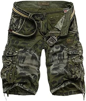 KRASS Pantalones Cortos Cargo De Verano para Hombre, Pantalones Vaqueros Informales A La Moda para Hombre, Pantalones Cortos De Mezclilla Holgados 30-42,B,34,Collector88