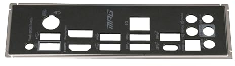MSI MPG B550 Gaming Plus Original I/O Blende schwarz