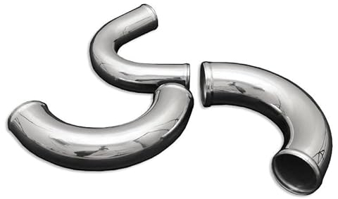 Aluminium bogen Alu-Bogen 135° Ladeluftkühler Turbo Alurohr Rohrbogen Pipe 30cm Lange