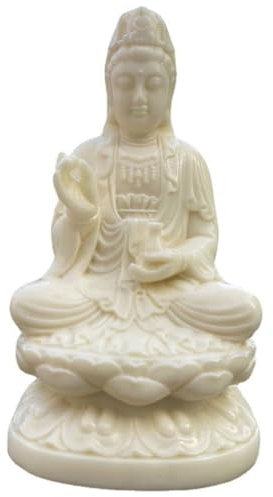 oarehol Quan Yin Statue, 18 cm, Kwan Yin Buddha-Statue, Heimbüro-Dekoration, Feng Shui-Geschenk, Zen-Dekoration, Göttin der Barmherzigkeit, Guan Yin, Buddha-Figuren, Gartenregal-Dekoration