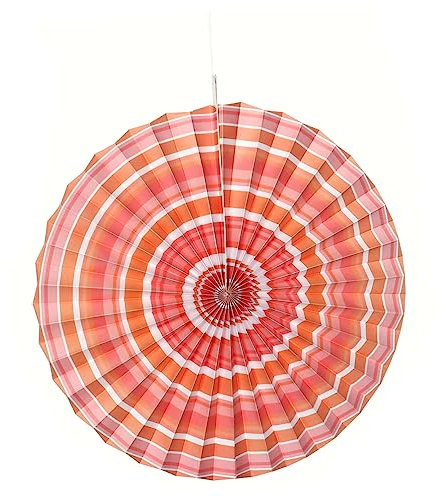 CHILDWEET 6er-Pack Papierfächerblumen Seidenpapier-Dekorationen Papierfächer Zum Aufhängen An Der Für Partys Hochzeiten Heimdekorationen (Regenbogen)