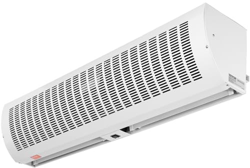 VEVOR Rideau d'air intérieur commercial de 1,1 m, super puissance, 2 vitesses, 2292 m³/h, rideaux d'air muraux certifiés UL pour portes, ventilateur intérieur sur porte avec interrupteur de fin de cou