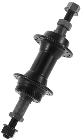 Kisangel 32hole Brake Drum Mountain Bike Hub Bike Wheel Part Metal Construction Non-quick Release Rear Axle Hub