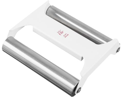 COLLBATH Mattarello Doppio in Acciaio Inossidabile Ergonomico e Resistente per Pasta Sfoglia Pizza Biscotti e Dolci Strumento Professionale per Impasti Facili e Precisi