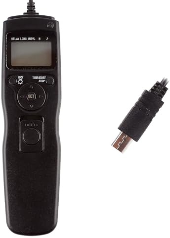 Timer Remote Control Switch Intervalometer Shutter Release Cable Cord Compatible with A6600 A6500 A6400 A6300 A6100 A7IV A7III A7II A7 A7R V IV A7R III II A7SIII A7SII A7S A1 A9 II III - TCVPR1