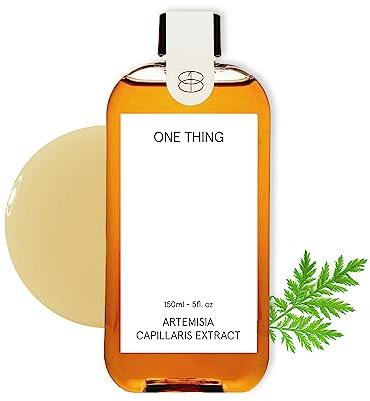 ONE THING Artemisia Capillaris Extrakt Beifuß-Toner, 150 ml, beruhigender, feuchtigkeitsspendender täglicher Gesichtsextrakt, stumpfe, ölige, zu Akne neigende empfindliche ungleichmäßige Haut,