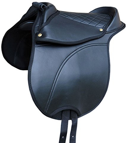 AMKA Pony SHETTY Sattel Reitkissen mit Haltegriff auch für Holzpferde geeignet