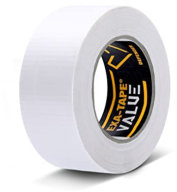 Defender EXA-TAPE-VALUE W 50 - Gewebeklebeband, Weiß, glänzend, 50 mm x 50 m