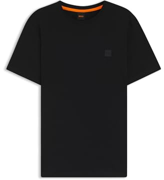 BOSS T-Shirt en Jersey De Coton avec Patch Logo