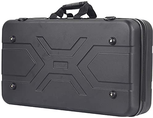 REMEK Tragbar Hart Gewehrkoffer, 70CM Taktischer Gewehre Waffenkoffer Eingebautes Ei-Baumwollfutter Und Schneidebaumwolle Transportkoffer Schutzkoffer Schaumstoff Hartschale Fotokoffer