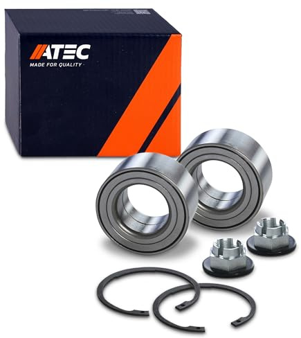 ATEC Germany 2x Radlager vorne ABS-Sensorring Radlagersatz Radlager Set | Kompatibel mit: FORD C-MAX II, C-MAX II Van, FOCUS III, FOCUS III Kasten/Kombi, FOCUS III Kasten/Schrägheck