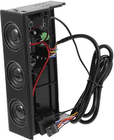 PartyKindom Pannello Frontale Computer per Altoparlante Stereo Surround Altoparlante Frontale per Case del Computer per Case del Pc