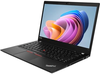 Lenovo ThinkPad T14 Gen 1 14 tum 1920 x 1080 Full HD AMD Ryzen 5 PRO 4650U 256 GB SSD hårddisk, 16 GB minne Windows 11 Pro webbkamera, bärbar dator (renoverad)