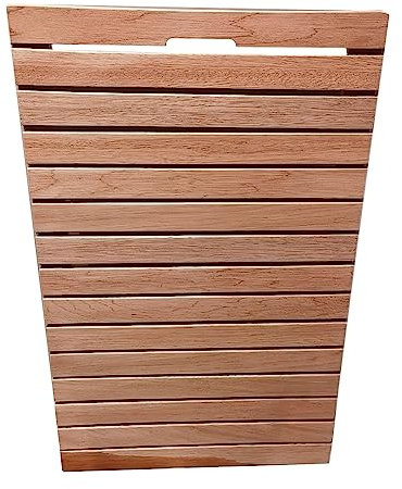 Wooden Bath Mat Square Rectangle Shower Board Panels Non Slip Waterproof Tile Floor Foot Platform Easy to Clean and Drain Large Size 28inx42in