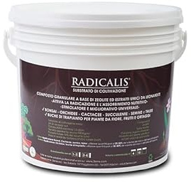 Radicalis® Bio-Zeolith-Granulat mit Leonardit, 1 – 3 mm, Wurzelaktivator (halbkugelförmig, Bonsai-Sämlinge), Zeolith-Granulat mit Leonardit, 3 kg, biologischer Anbau von hoher Qualität