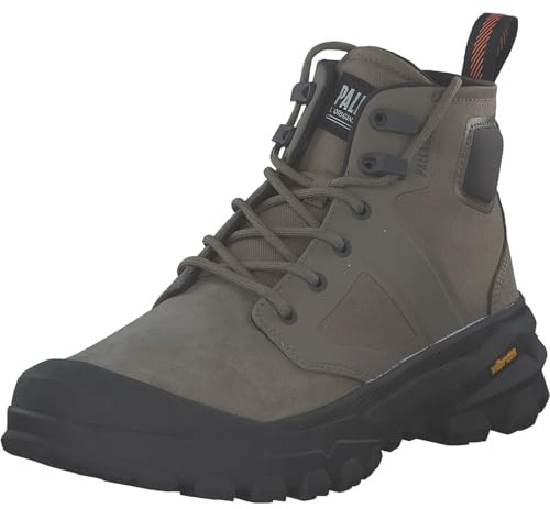 Palladium Unisex Pallarider Zip Mix ankelstövel, skymningsgrön, 8.5 UK, Skymningsgrön, 42.5 EU