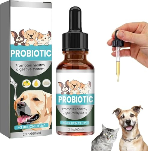 Naturliga antibiotika för katt, 60 ml Förstoppning Reltf För Katter, Kattantibiotika, Probiotika Katt Hund, Naturligt avföringsmedel, Främjar matsmältningen
