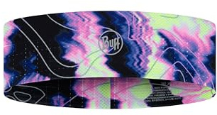 BUFF®| Stirnbänder DryFlx Schnelltrocknend, elastisch, reflektierend, nachts, Leuchtend, Sichtbarkeit, Laufen, Joggen, feuchtigkeitsabsorbierend, Herren, Damen, Einheitsgröße Graphit