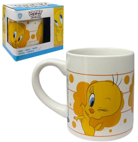 CARTOON Taza de cerámica Titti Looney Tunes modelo mug cuenco desayuno 237 ml para niños