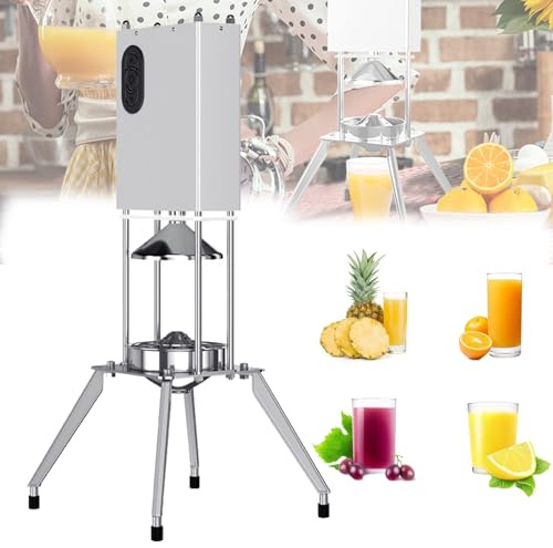 Feiphla Esprimidoras zumera electrica Exprimidor Automático de Doble Cabezal, Elevación Automática Espremedor citrinos eléctrico para Naranja, Limón y Pomelo