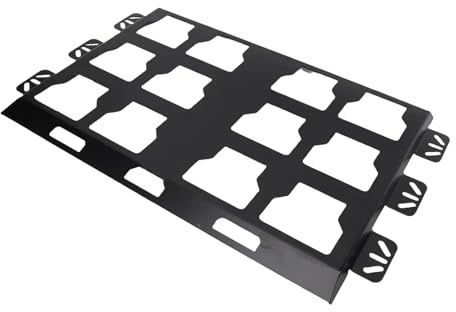 Gralara Metal Mounting Base for Garage, Tall Box Support, Shelf, Replacement Organizer, Full Plate