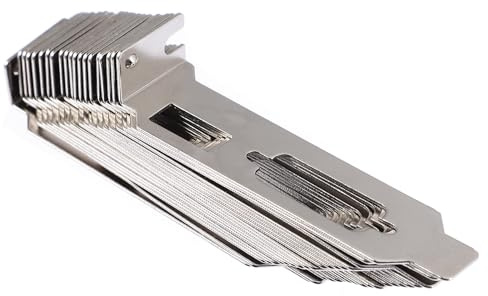 BESPORTBLE 20 Pezzi Deflettori per Condizionatore in Acciaio per Copertura Slot Pci Computer, Accessori Ventilazione, Compatibili Case e Slot Scheda Video