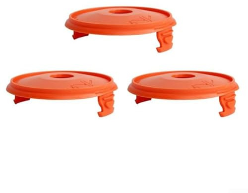 Lot de 3 capuchons de bobine de rechange pour tondeuse/tondeuse, modèle 05344-20, compatibles avec les séries 400 et 450, design résistant à l'usure pour une coupe efficace du jardin