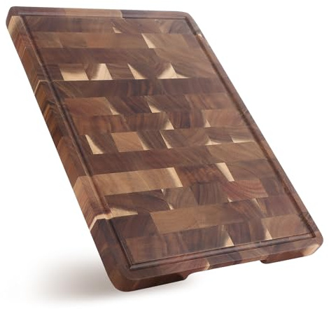 WeeGoo Wooden Chopping Board, Acacia End Grain Cutting Boards