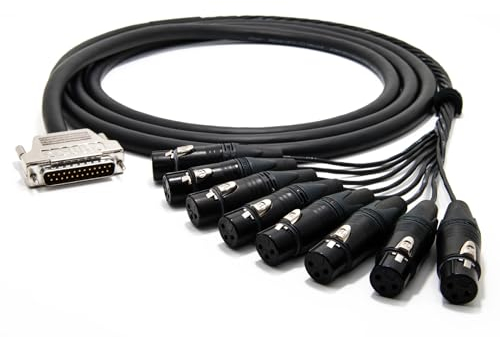 enoaudio Mogami 2932 8 Multicore analógico Cable Snake | D-Sub 25 – Neutrik XLR hembra | HiFi - 5,0 m