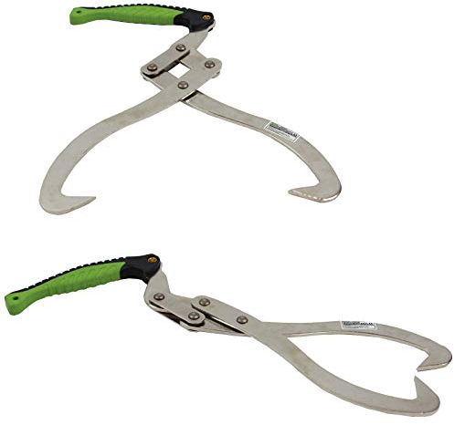 2x TrutzHolm Handpackzange XL 300mm Packzange Handhebehaken Sappie Holzgreifer Heber Forstzange (2 Stück)