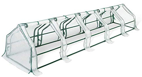 IDMarket - Serre châssis de Jardin spéciale forçage L. 300 CM Blanche