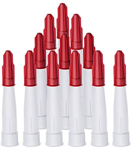 VILLCASE 12pezzi Salva-caulk Per Tubo Di Calafataggio Aperto Copertura Protettiva Per Tubo Di Calafataggio Aperto Per Sigillatura Realizzato in Materiale Sicuro e Durevole Facile Da Install