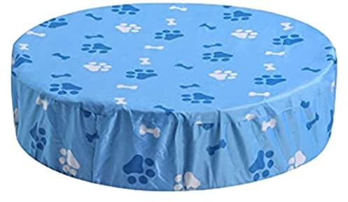 Pool Abdeckung,Dog Pool Abdeckung Poolabdeckung Outdoor Faltbarer Swimmingpool-Badewannenschutz,Abdeckung Für Hundepool,abdeckplane Planschbecken