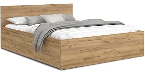 FurnitureByJDM Bett 120x200 mit Stauraum – Doppelbett