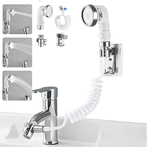 STOAT®doccetta per lavandino，Facilità di lavaggio dei capelli e di pulizia delle piastre，doccino per lavandino，doccino per bidet，doccia per rubinetto lavandino，doccetta per lavandino bagno