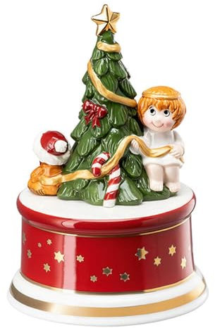 Hutschenreuther Sammelserie 2023 Am Weihnachtsbaum.. Spieluhr klein